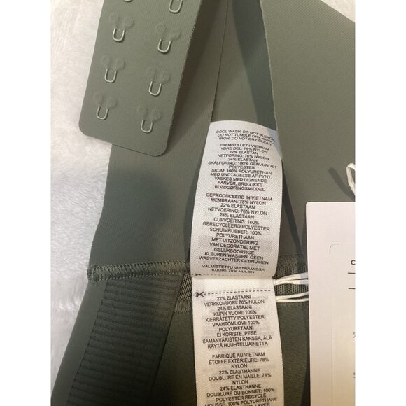 Gymshark Women’s Cross Back Sports Bra High Support Core Olive Size S NWT Yoga - Picture 5 of 7